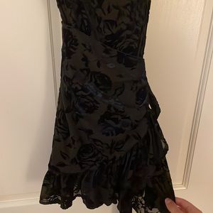 Free people dress felt roses designed on them